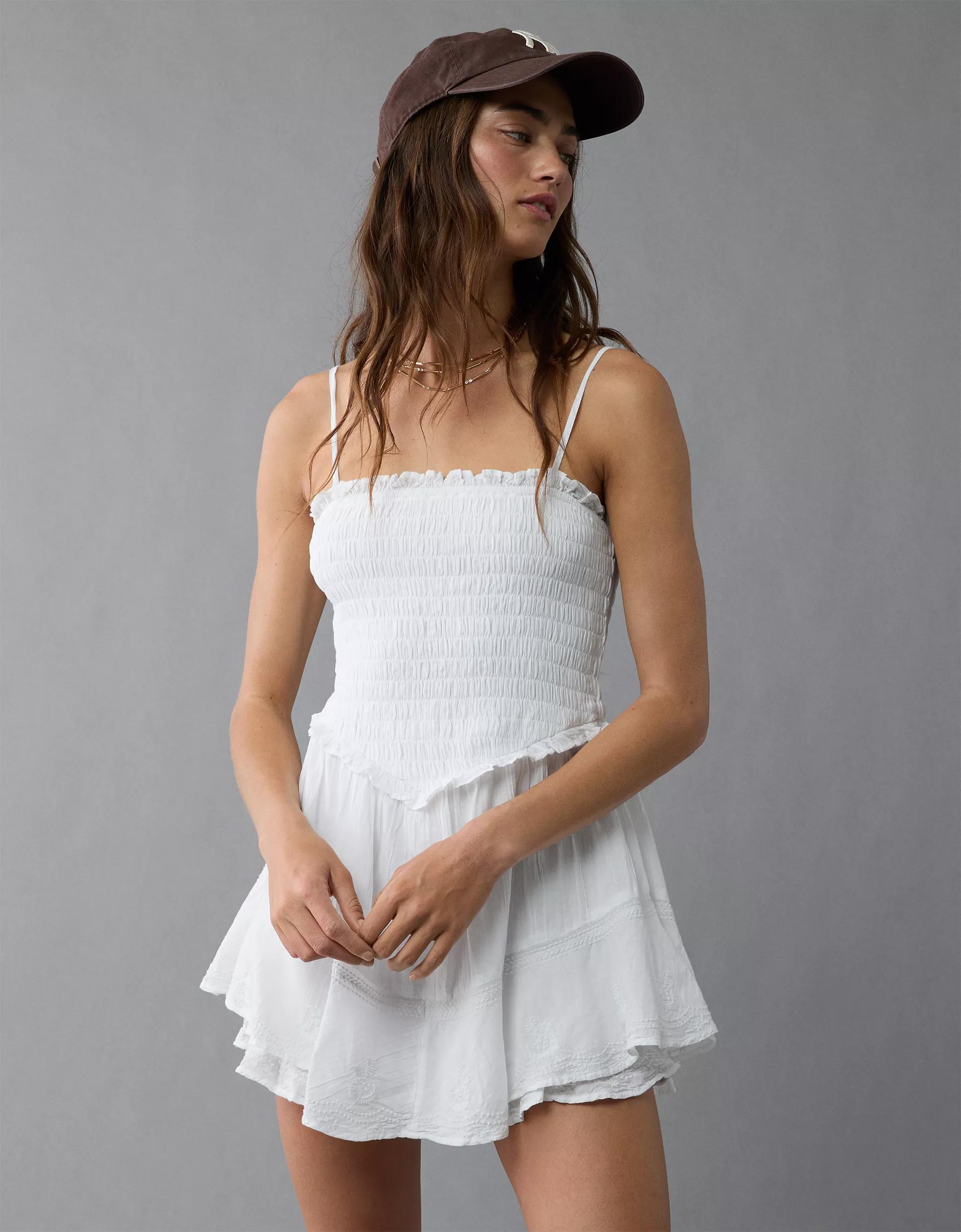 AE Bella Ruffle Tiered Romper Product Image