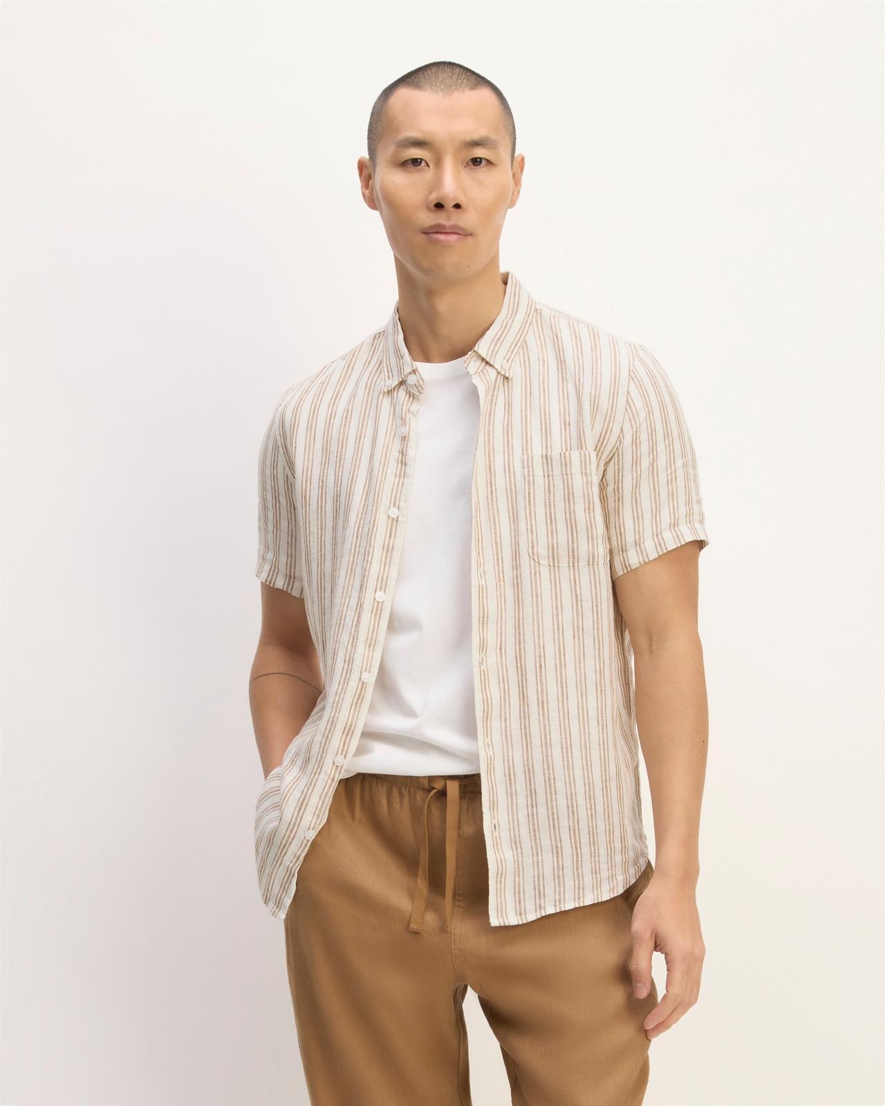 Mens Classic Short-Sleeve Shirt in Linen by Everlane Product Image