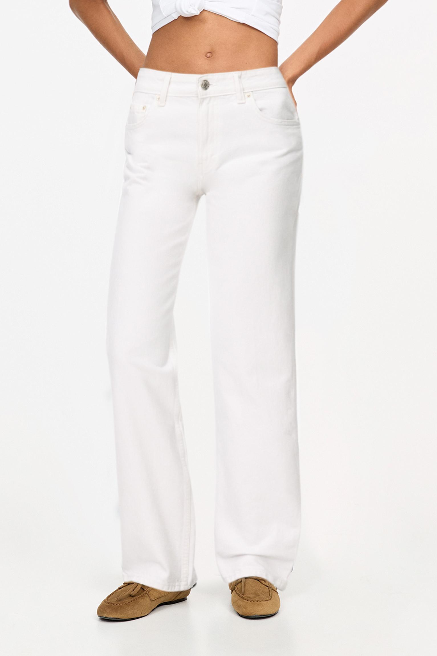 Mid-rise straight-leg jeans Product Image