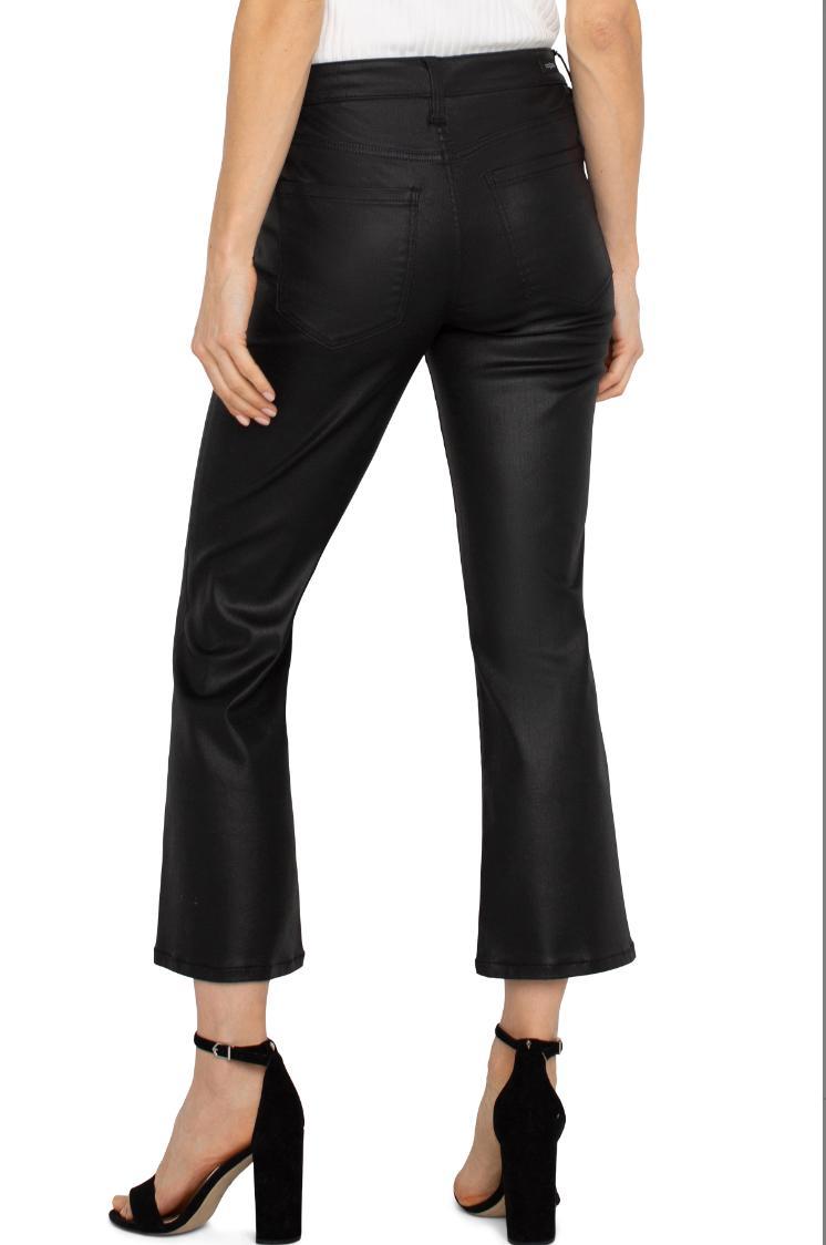 Hannah Coated Crop Flare Pant Product Image