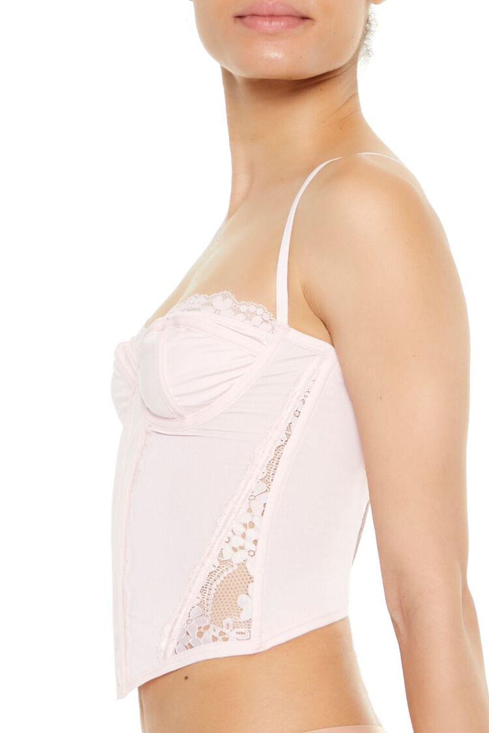 Lace-Trim Lingerie Corset Cami | Forever 21 Product Image