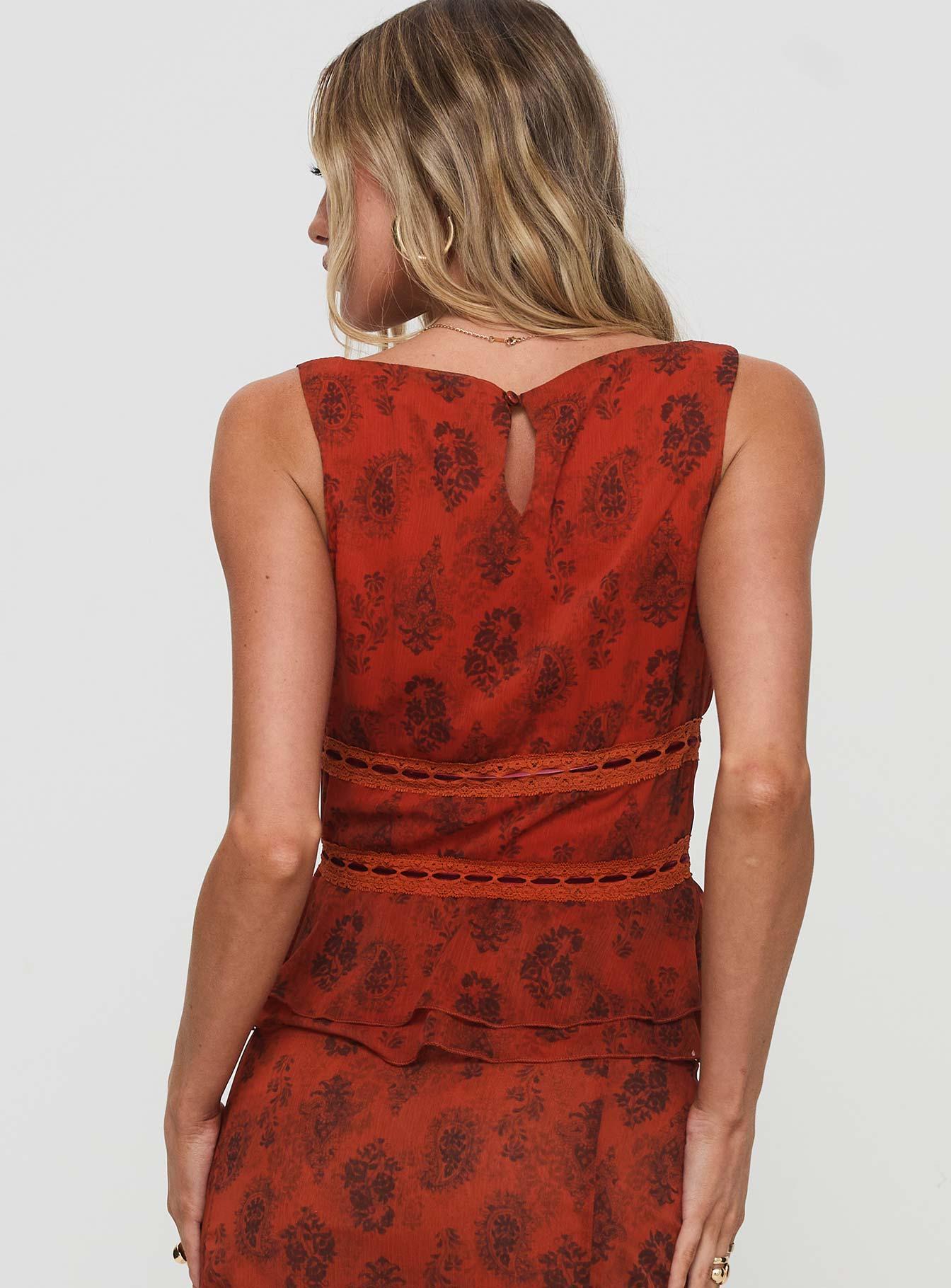 Nikolise Top Red Product Image