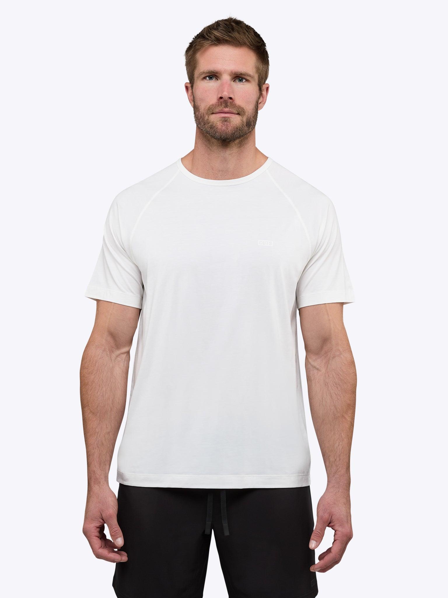 FTS Performance Raglan Tee | White Classic-Fit Product Image