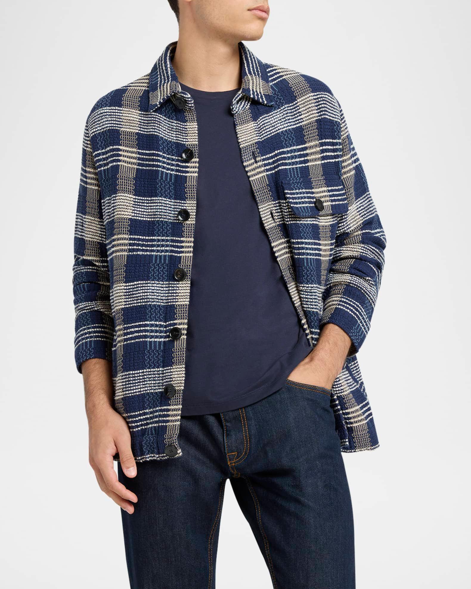 Men's Plaid Overshirt Product Image