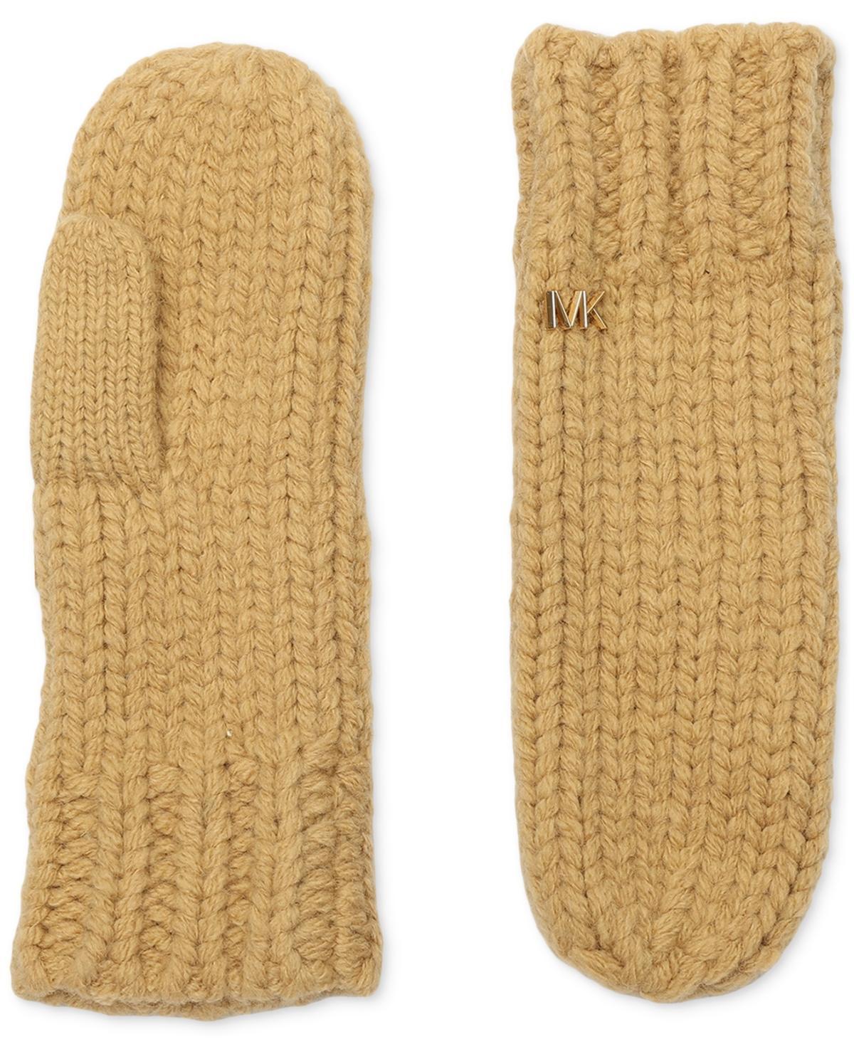 Michael Michael Kors Womens Logo Detail Super Chunk Mittens Product Image