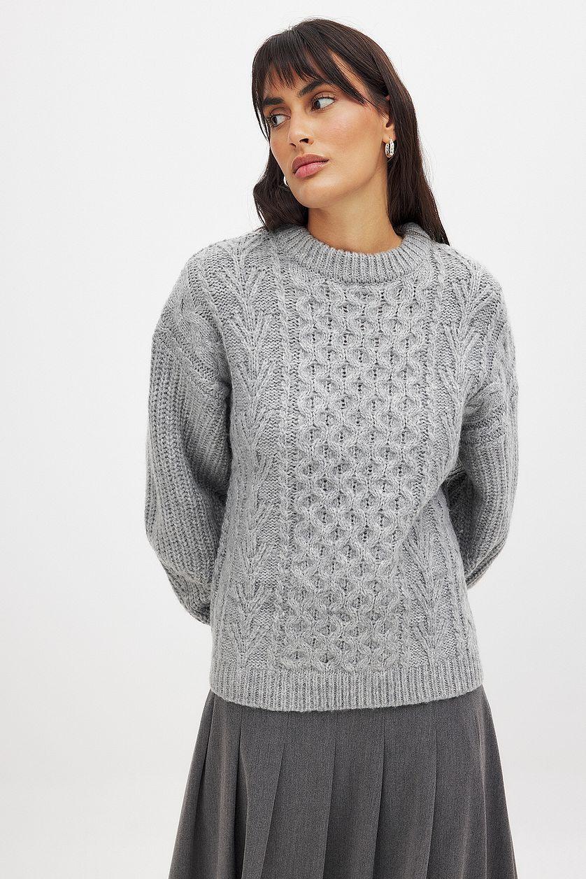 Cable Knitted Sweater Product Image