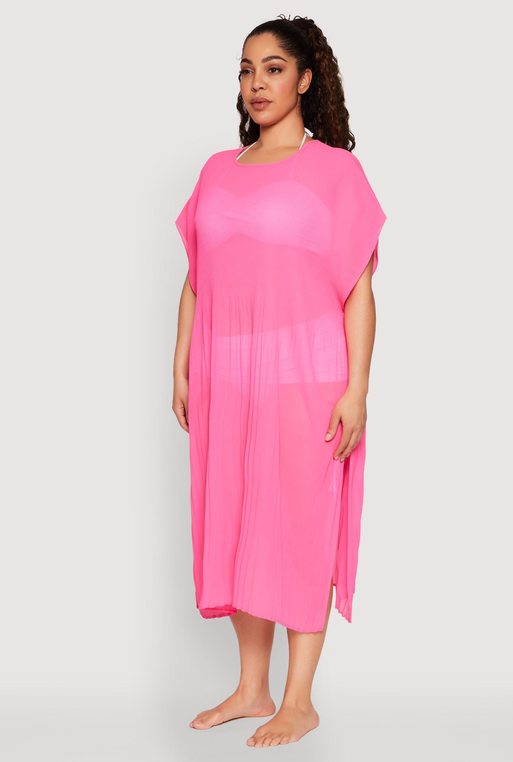 Plisse Swim Cover Up Female Product Image