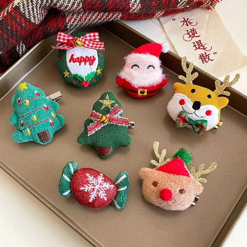 Christmas Fabric Hair Clip (Various Designs) Product Image