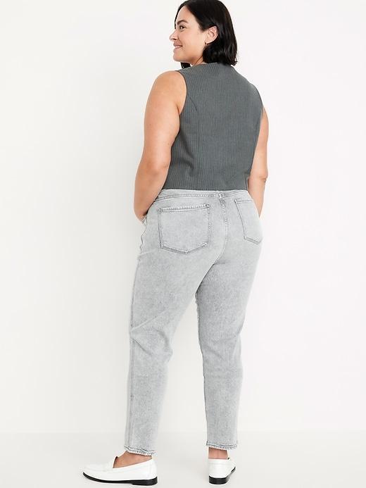 High-Waisted Vintage Slim Jeans Product Image