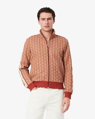 Paris Zip-Up Jacquard Track Jacket Product Image