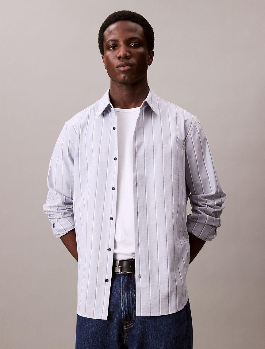 Stripe Oxford Classic Button-Down Shirt Product Image