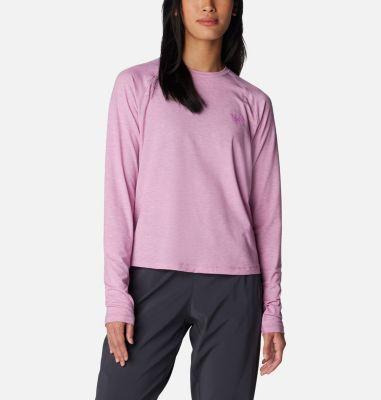 Columbia PFG Uncharted Knit Long Sleeve (Minuet Heather) Women's Clothing Product Image