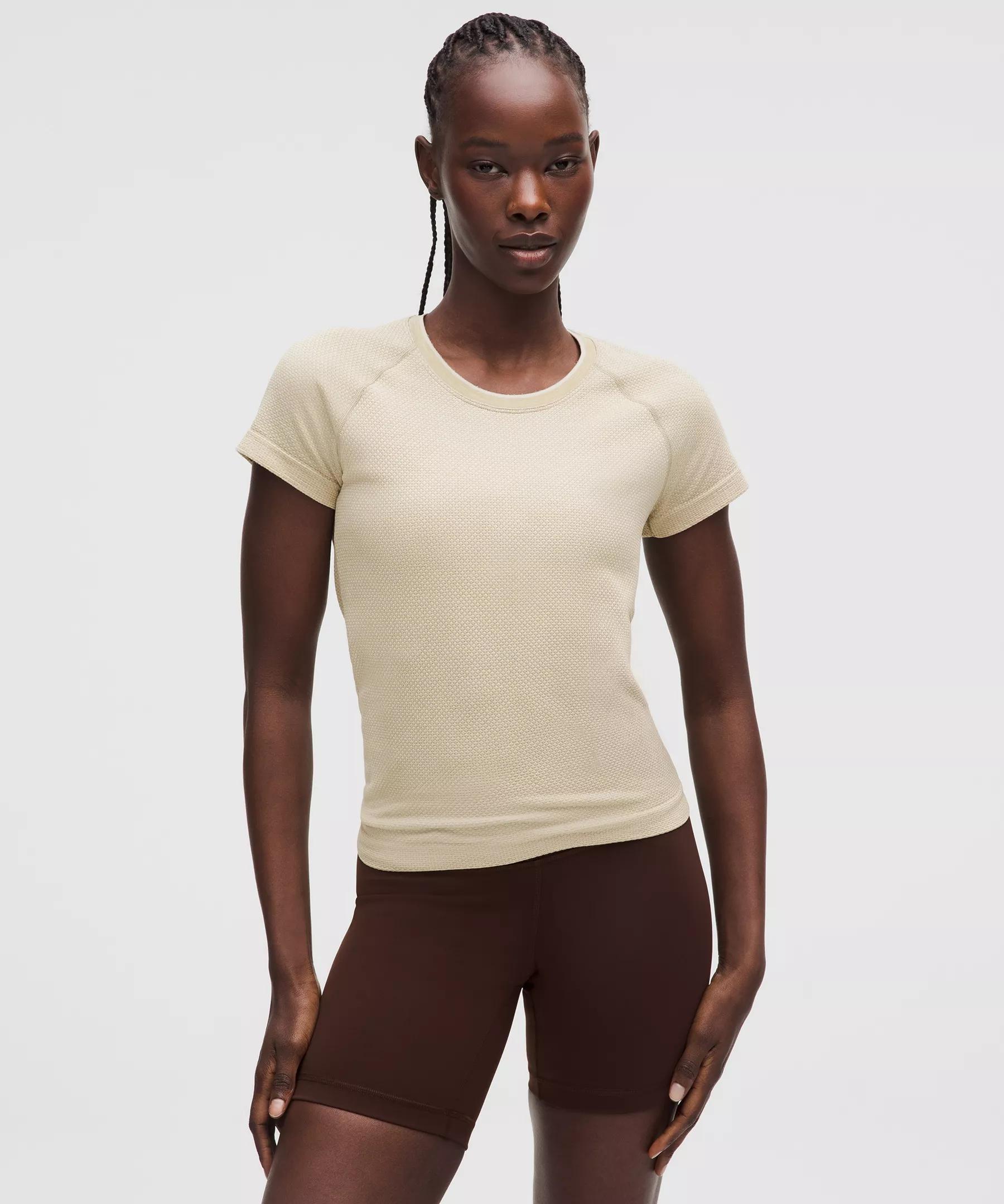 Swiftly Tech Short-Sleeve 2.0 Waist Length *Textured Knit Product Image