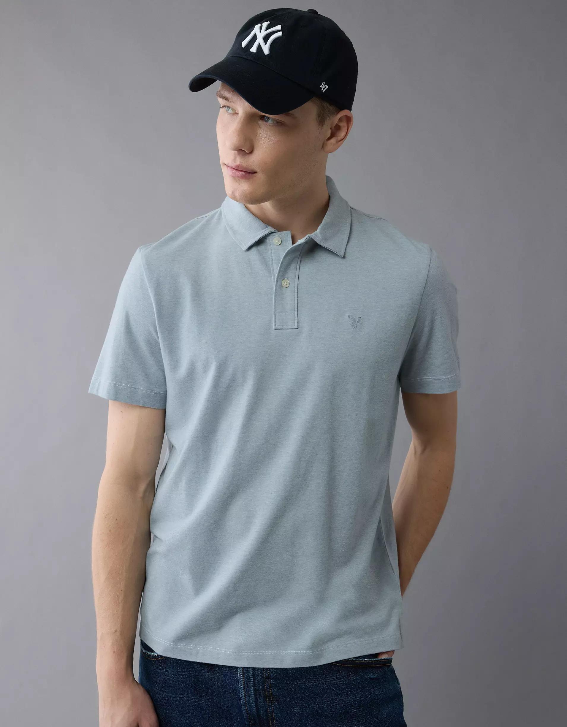 AE 24/7 Club Logo Polo Shirt Product Image