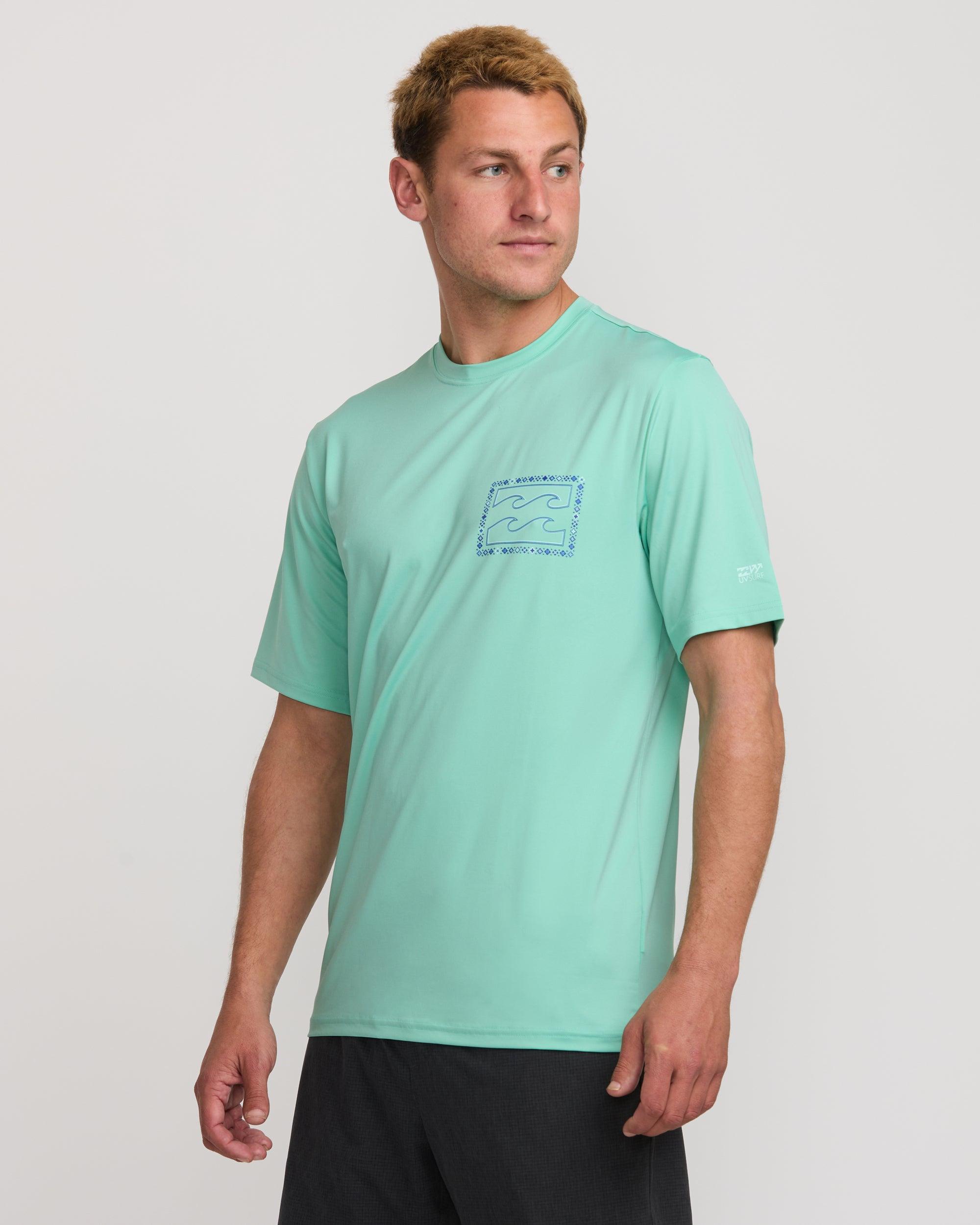 Crayon Wave Loose Fit Short Sleeve Surf Tee - Bermuda Male Product Image