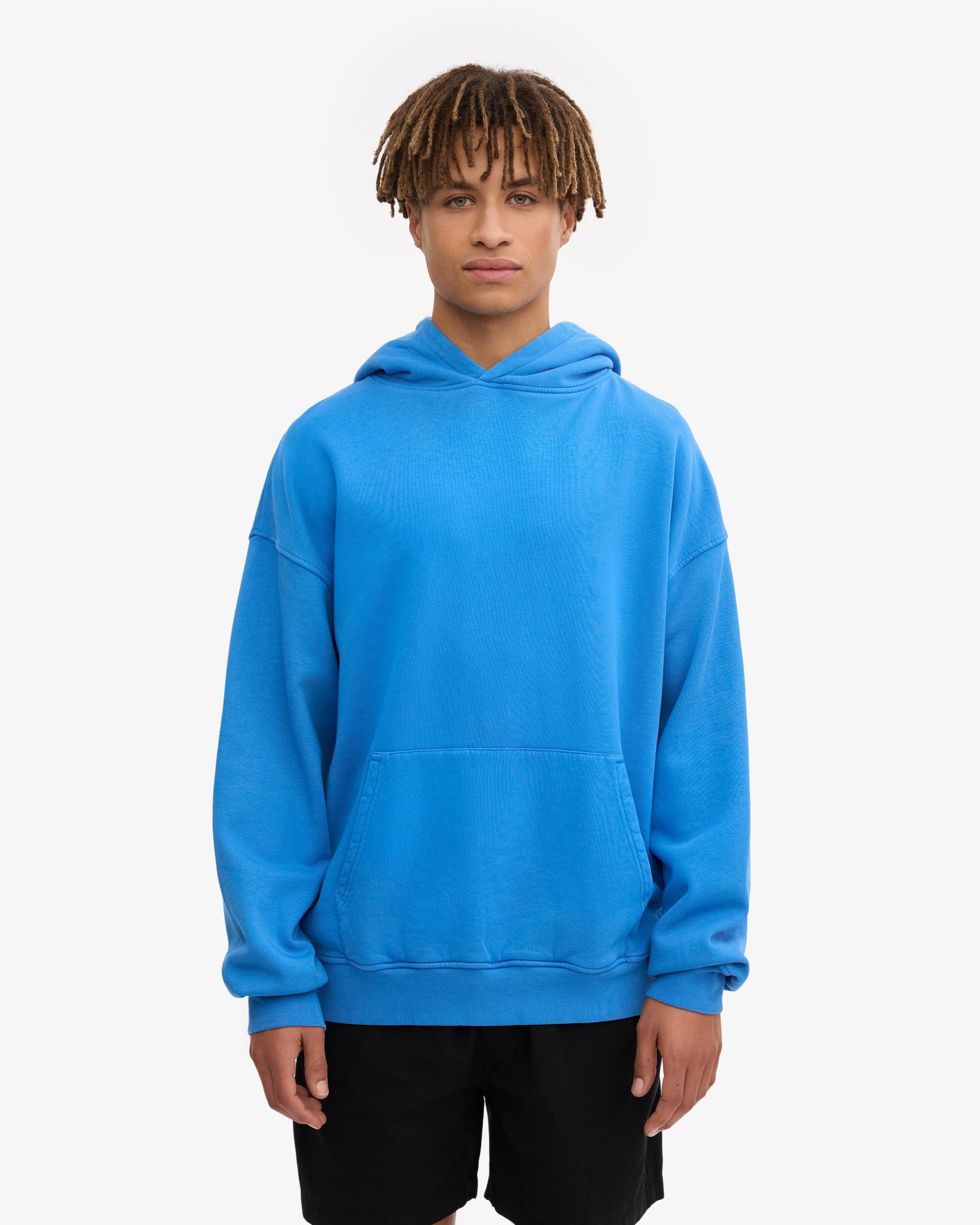 Organic Oversized Hood - Pacific Blue Product Image