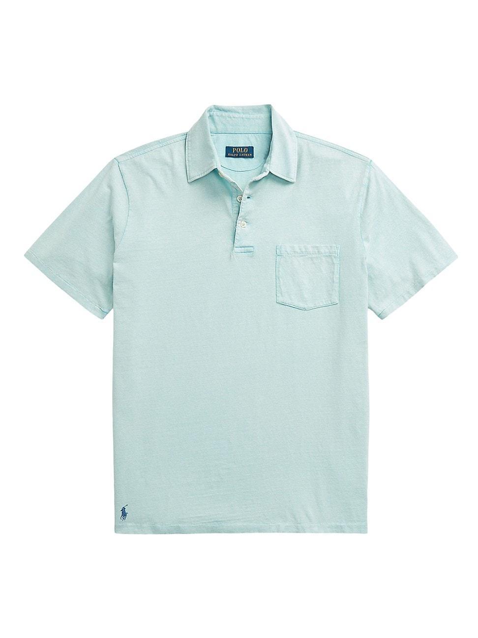 Mens Cotton-Blend Polo Shirt Product Image