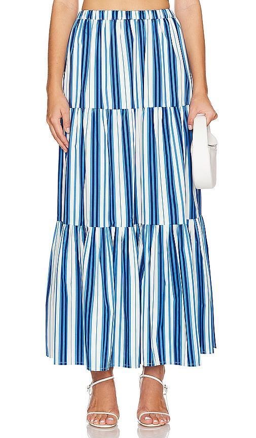 The Addison Skirt Solid & Striped Product Image