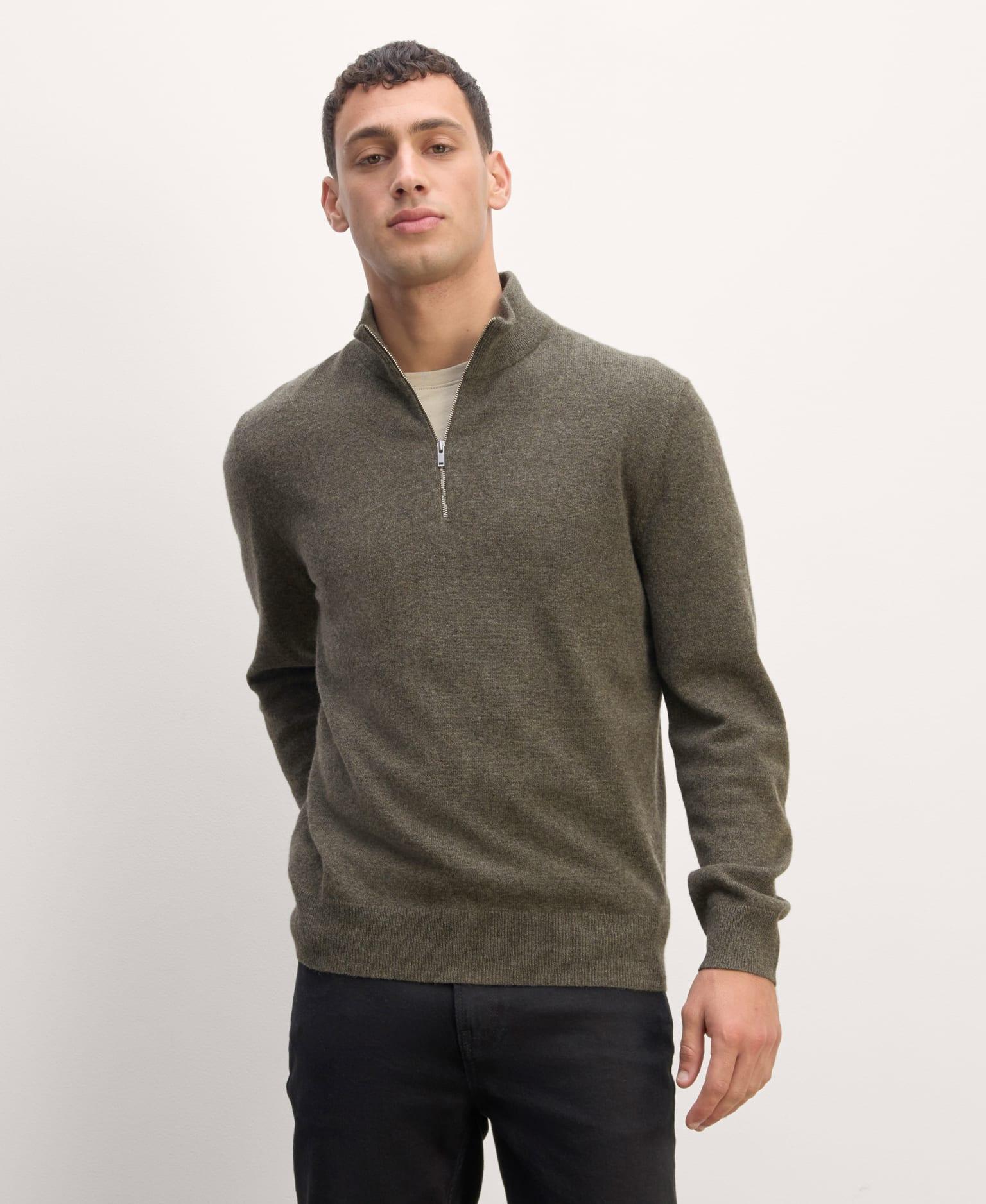 The Quarter-Zip in Cashmere Product Image