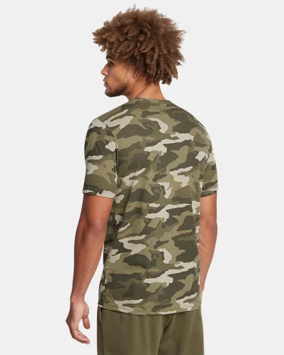 Men's UA Performance Cotton Camo Collegiate Short Sleeve Product Image