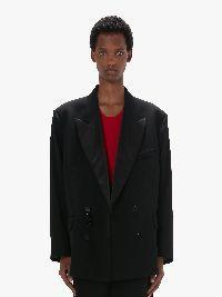 TUXED BLAZER WITH TASSEL DETAIL in black | JW Anderson US  Product Image