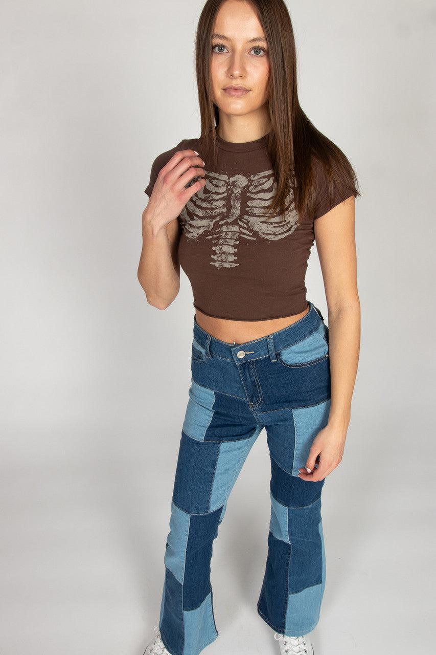 Ribcage Crop Tee Product Image