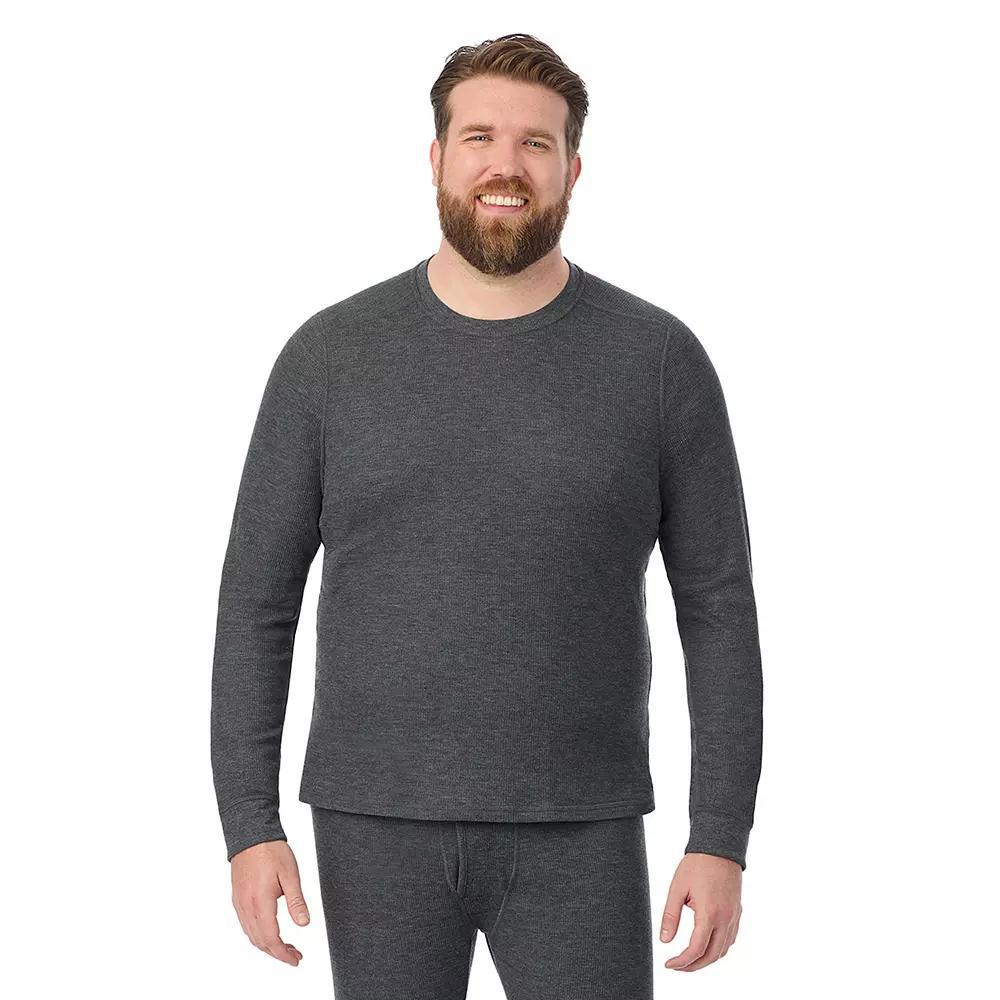 Big & Tall Cuddl Duds® Midweight Waffle Thermal Performance Base Layer Crew Top, Men's,  Product Image