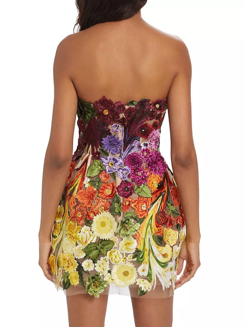 Floral Embroidered Minidress Product Image