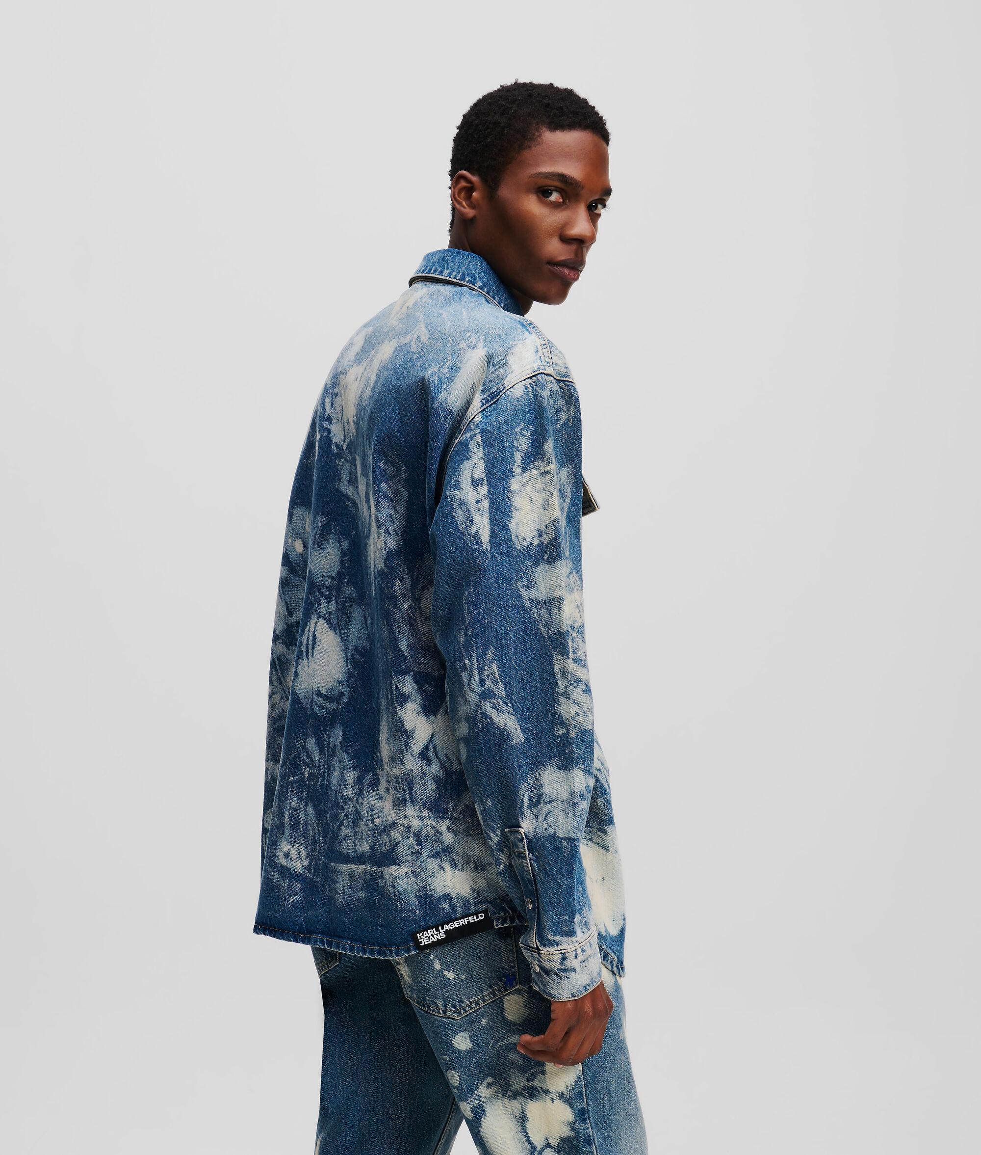 BLEACHED DENIM OVERSHIRT Product Image