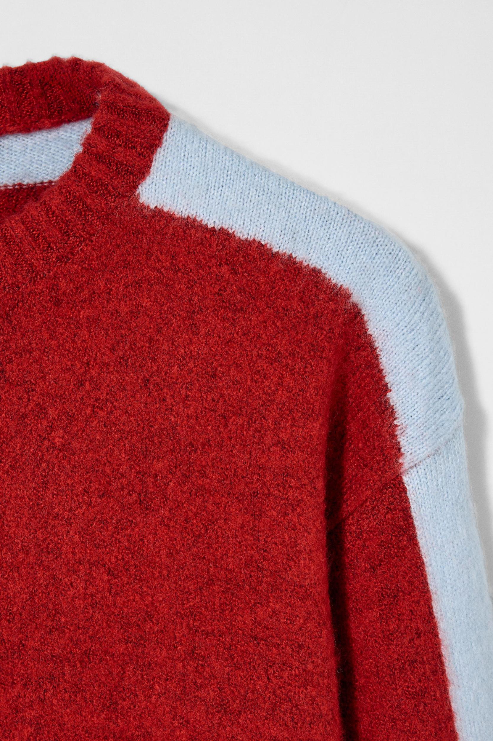 COLORBLOCK SWEATER BOBBY GILLESPIE X ZARA Product Image