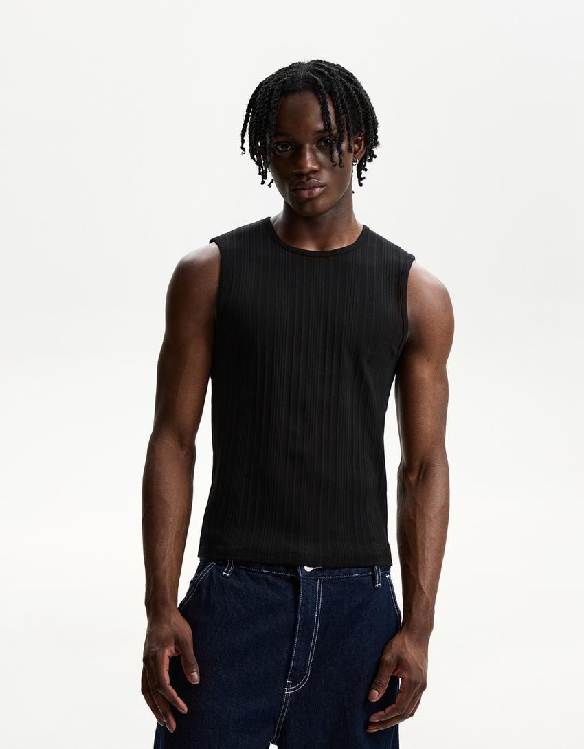 Ribbed tank top Product Image