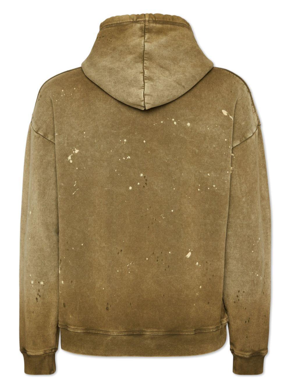 DSQUARED2 Hoodie Mit Logo-print In Braun Product Image