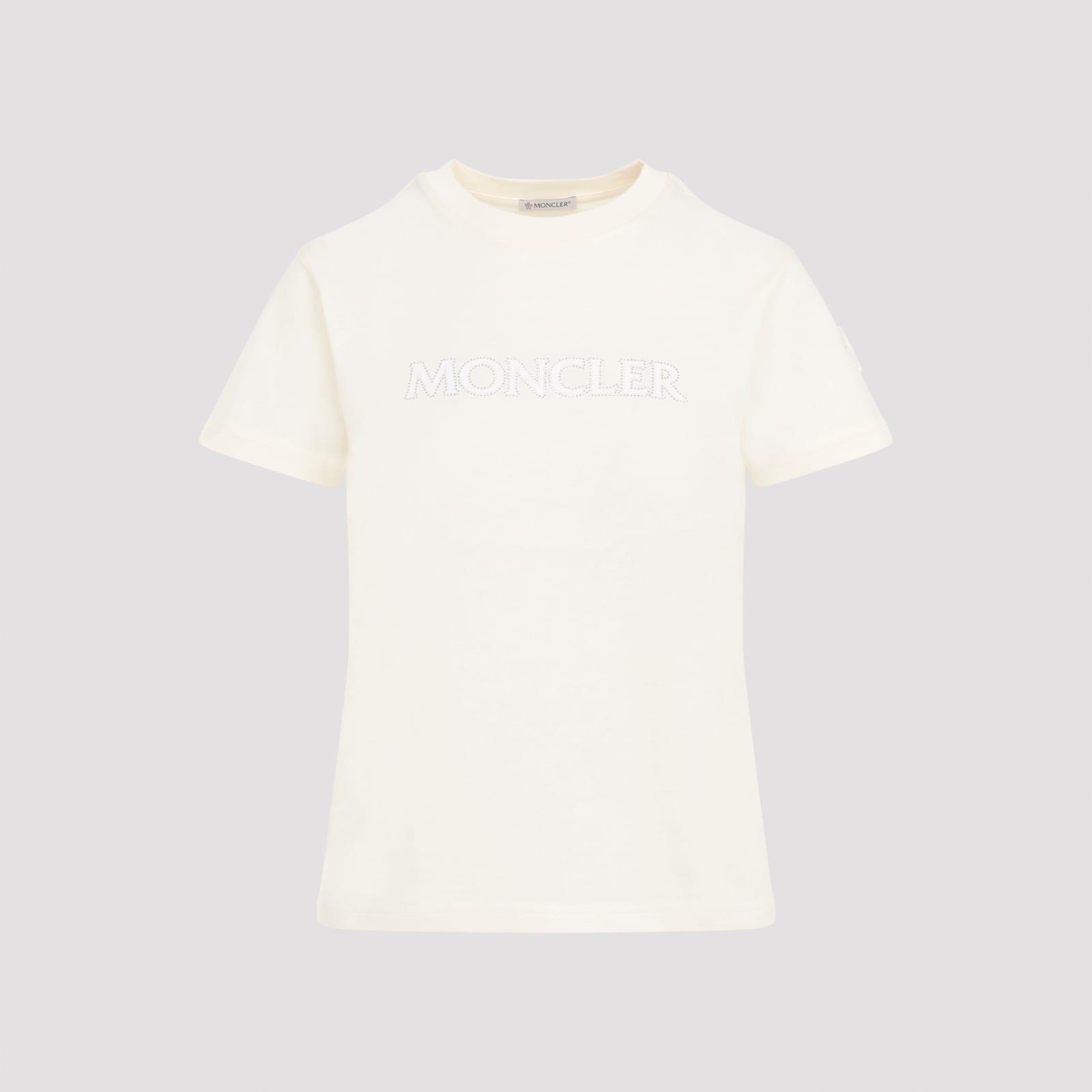 MONCLER T-shirt Xs In White Product Image