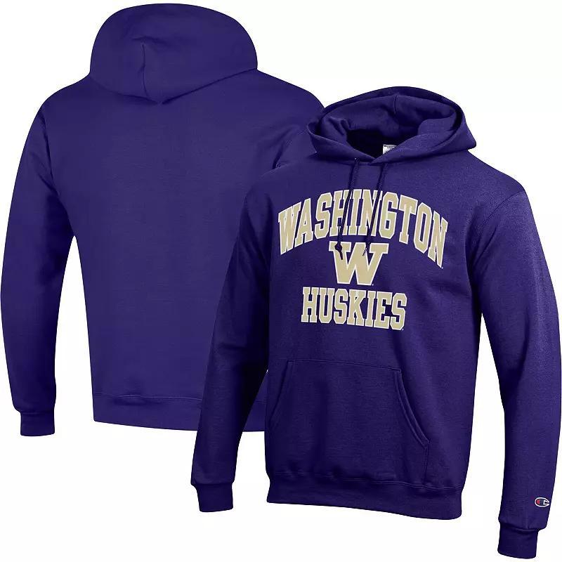 Men's Champion Purple Washington Huskies High Motor Pullover Hoodie, Size: XL Product Image