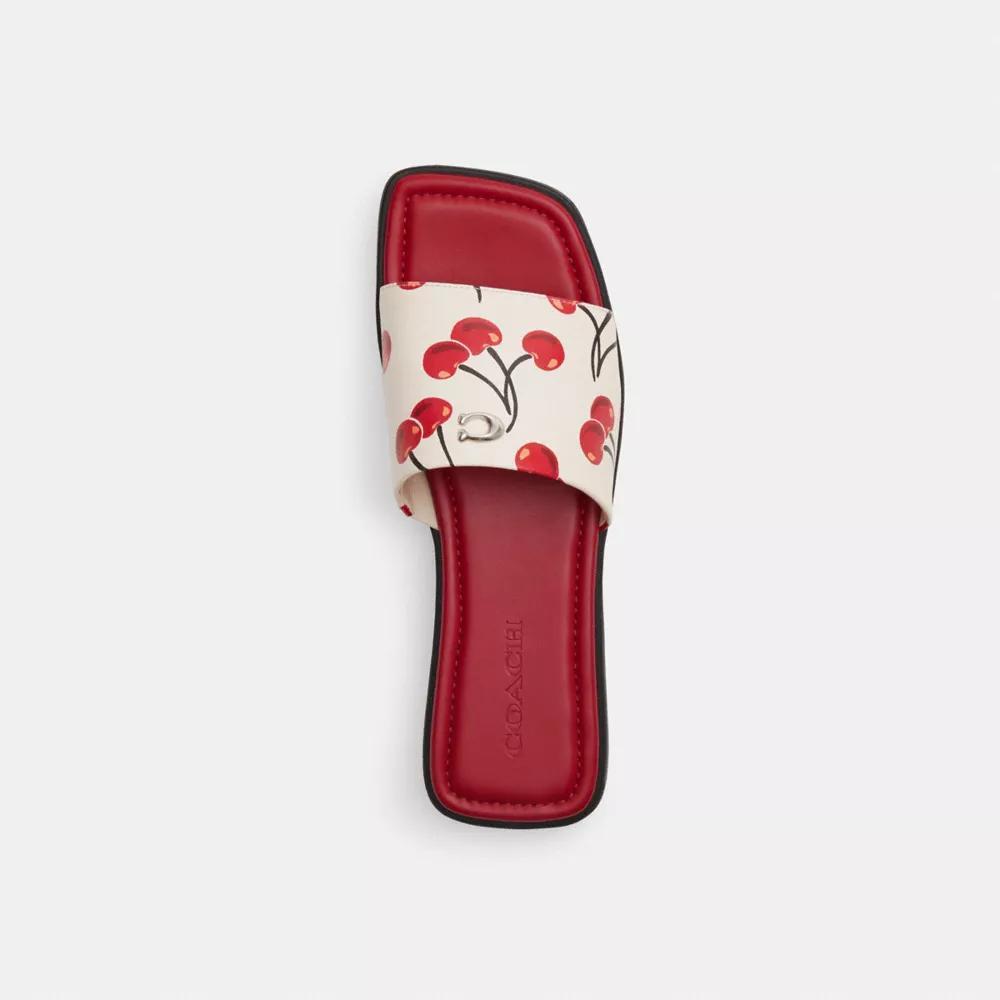 Florence Sandal With Cherry Print Product Image