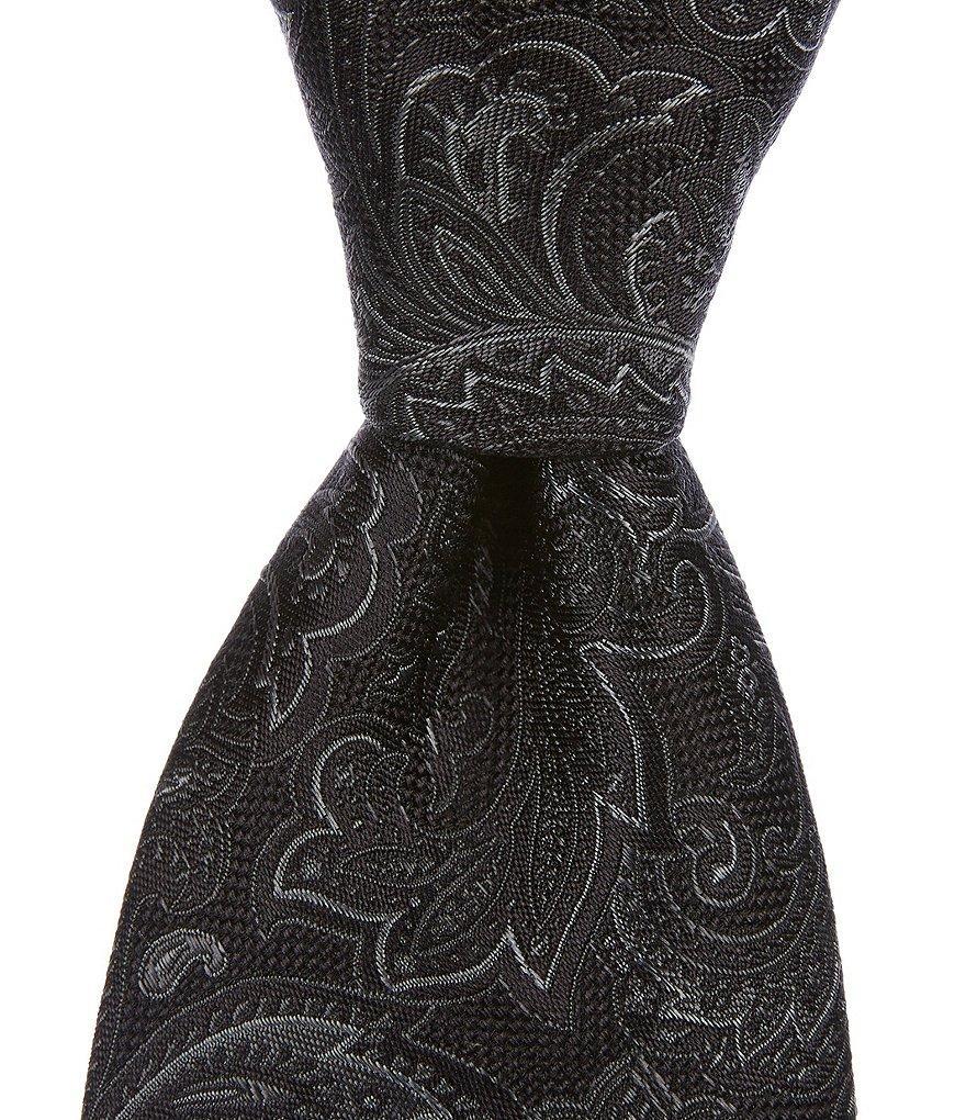 Daniel Cremieux Signature Tonal Paisley 3 3/8#double; Woven Silk Tie Product Image