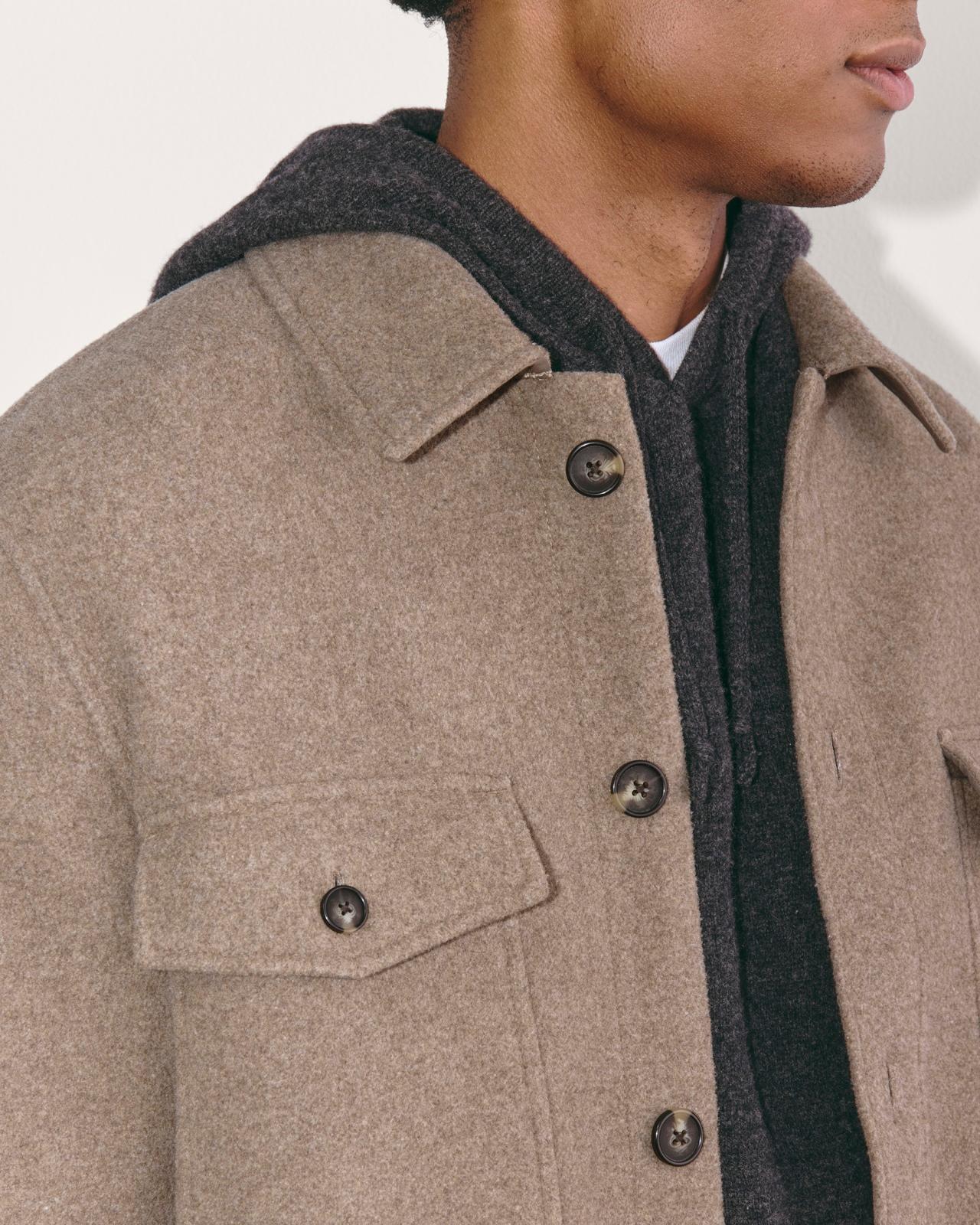 Mens Wool Overshirt by Everlane Product Image