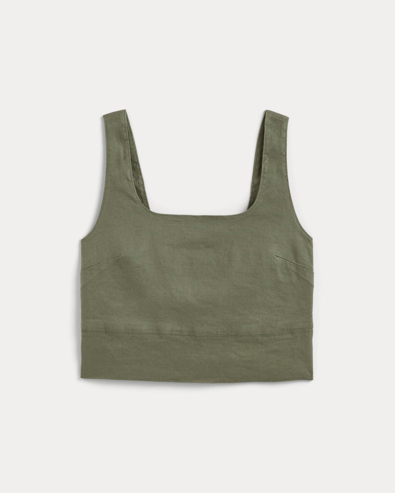 Womens Square Tank in Stretch Linen by Everlane Product Image