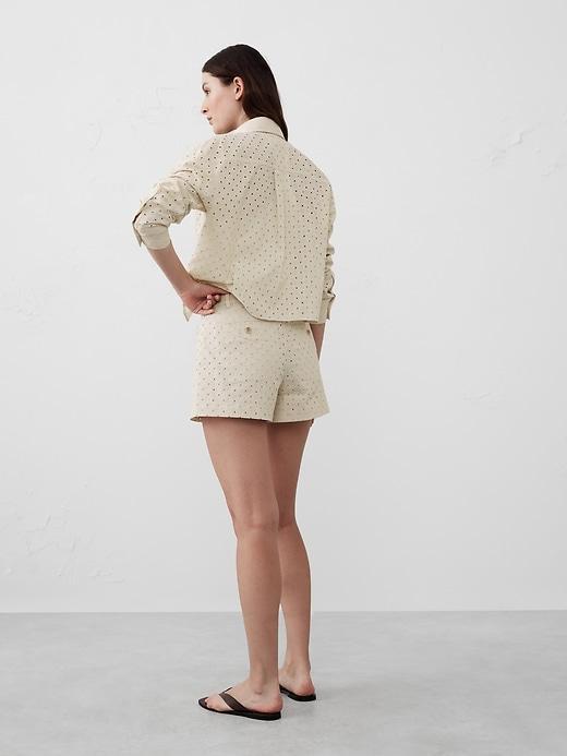 Eyelet Pleated Short Product Image