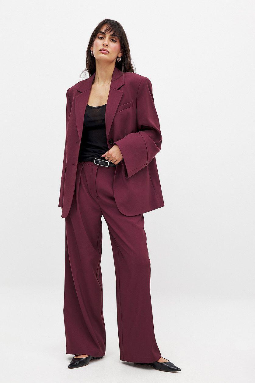 Oversized Blazer With Wide Sleeves Product Image