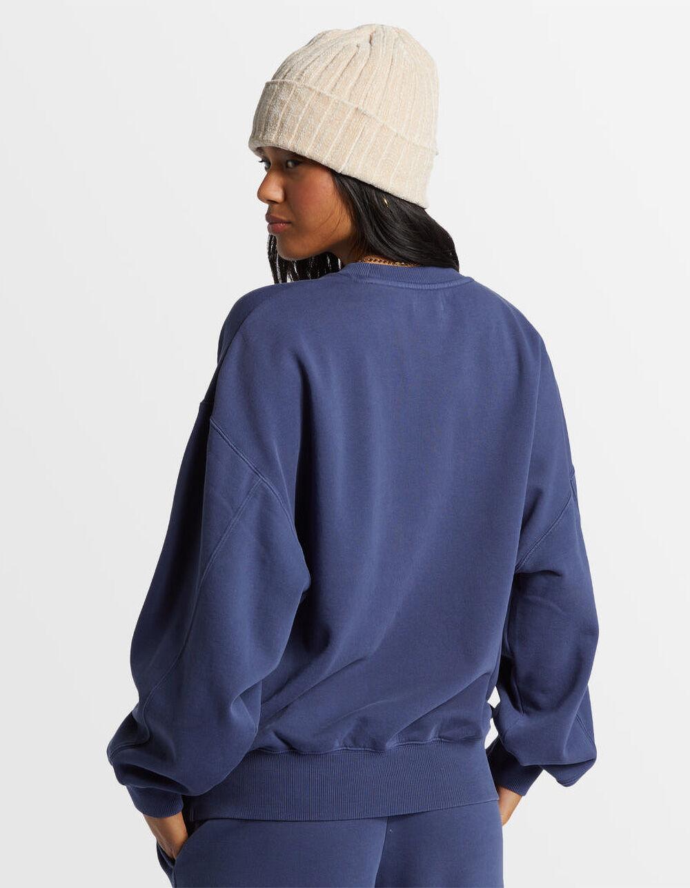 BILLABONG Palmin Kendal Womens Boxy Crewneck Sweatshirt - INDIGO Product Image