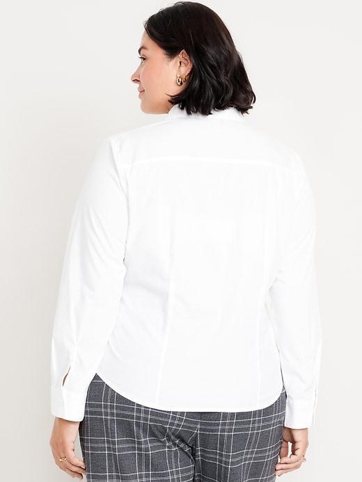 Slim Button-Down Shirt Product Image