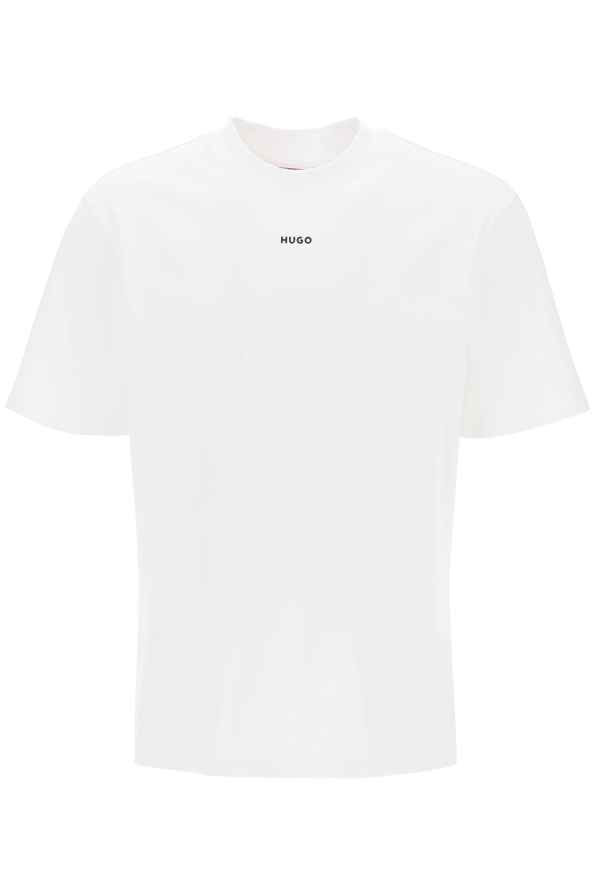 HUGO BOSS Hugo Dapolino Crew Neck T Shirt In White Product Image