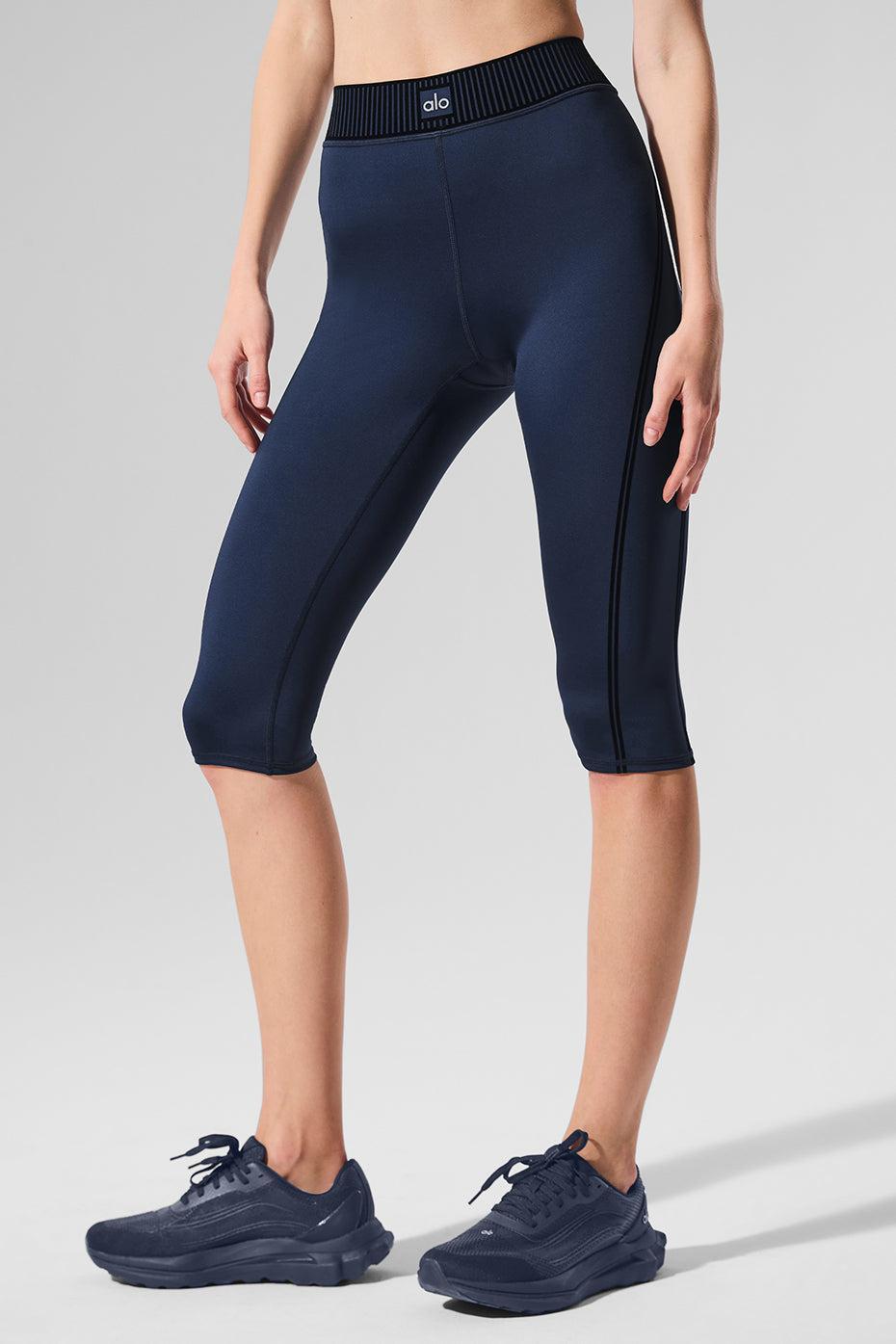 Airlift High-Waist Line Up Capri - Navy Product Image