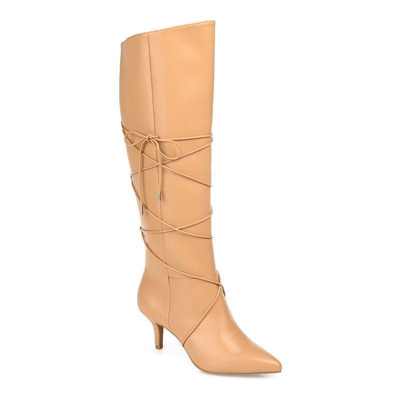 Journee Kaavia Womens Bow-Detail Knee High Boots Product Image