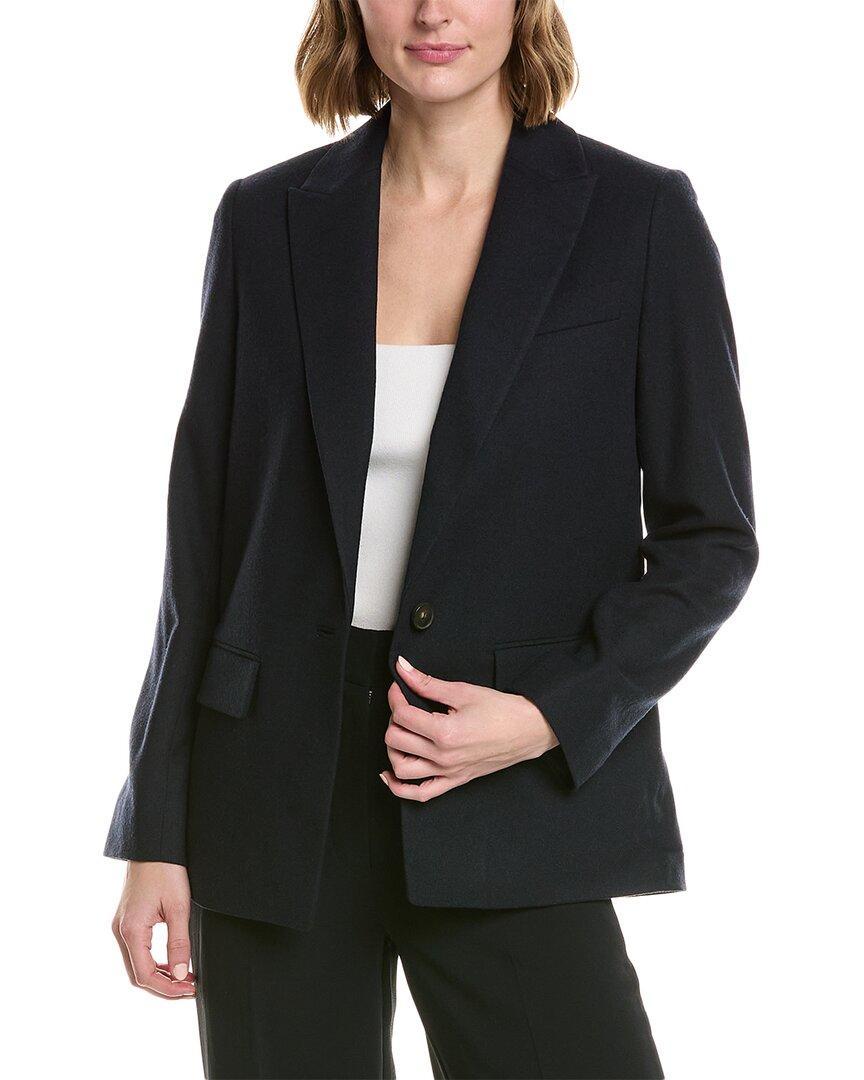 Boyfriend Wool-blend Blazer In Black Product Image