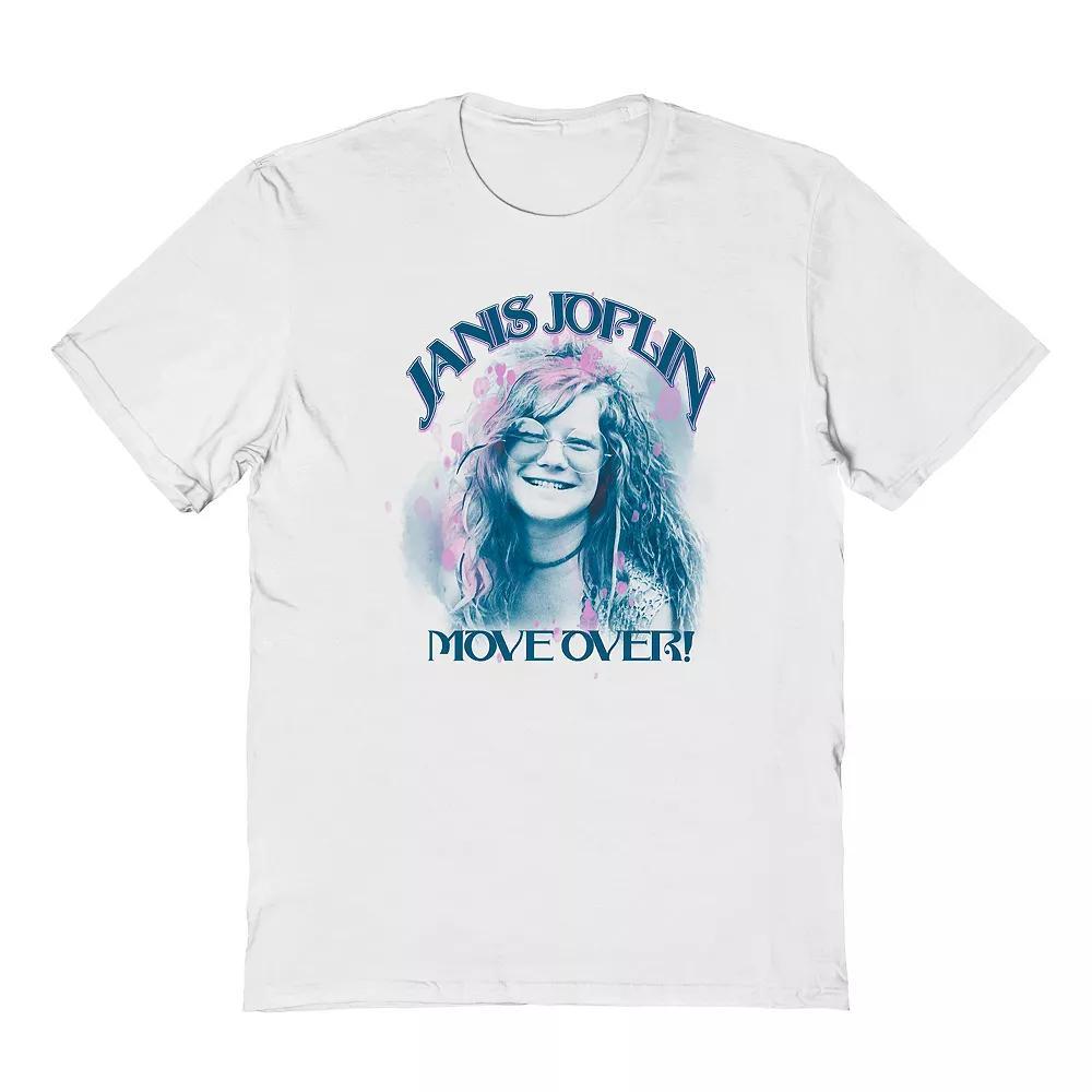 Men's Janis Portrait Graphic Tee, Size: Large, White Product Image