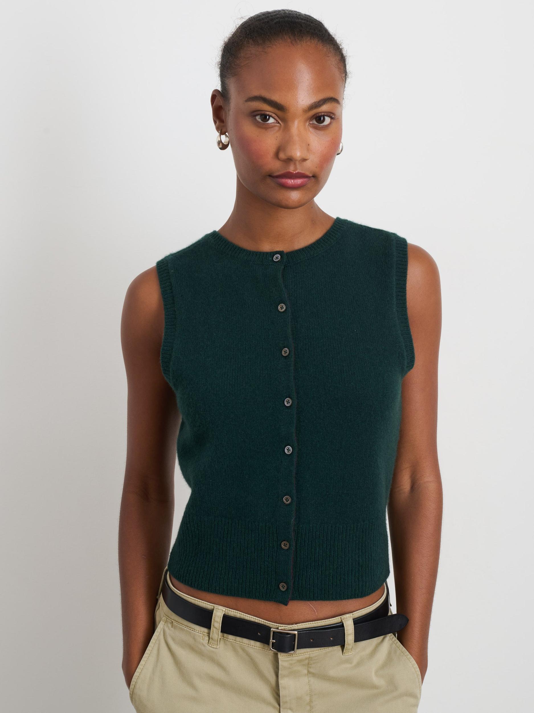 Lucie Vest in Cashmere Product Image