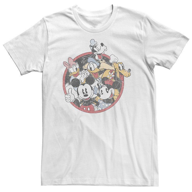 Big & Tall Disney Mickey & Friends Classic Group Shot Tee, Mens Product Image