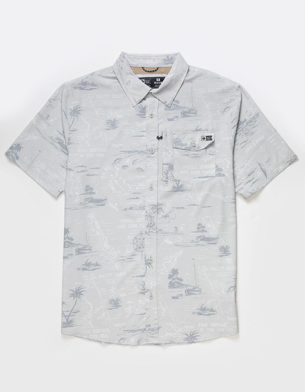 SALTY CREW Seafarer Wax Tech Mens Button Up Shirt Product Image